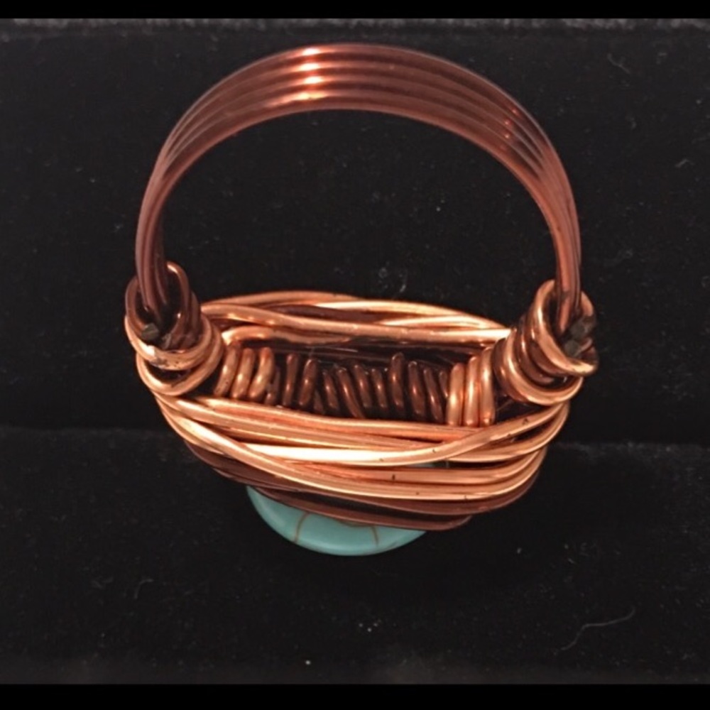 Wire wrapped ring. - Picture 5 of 5